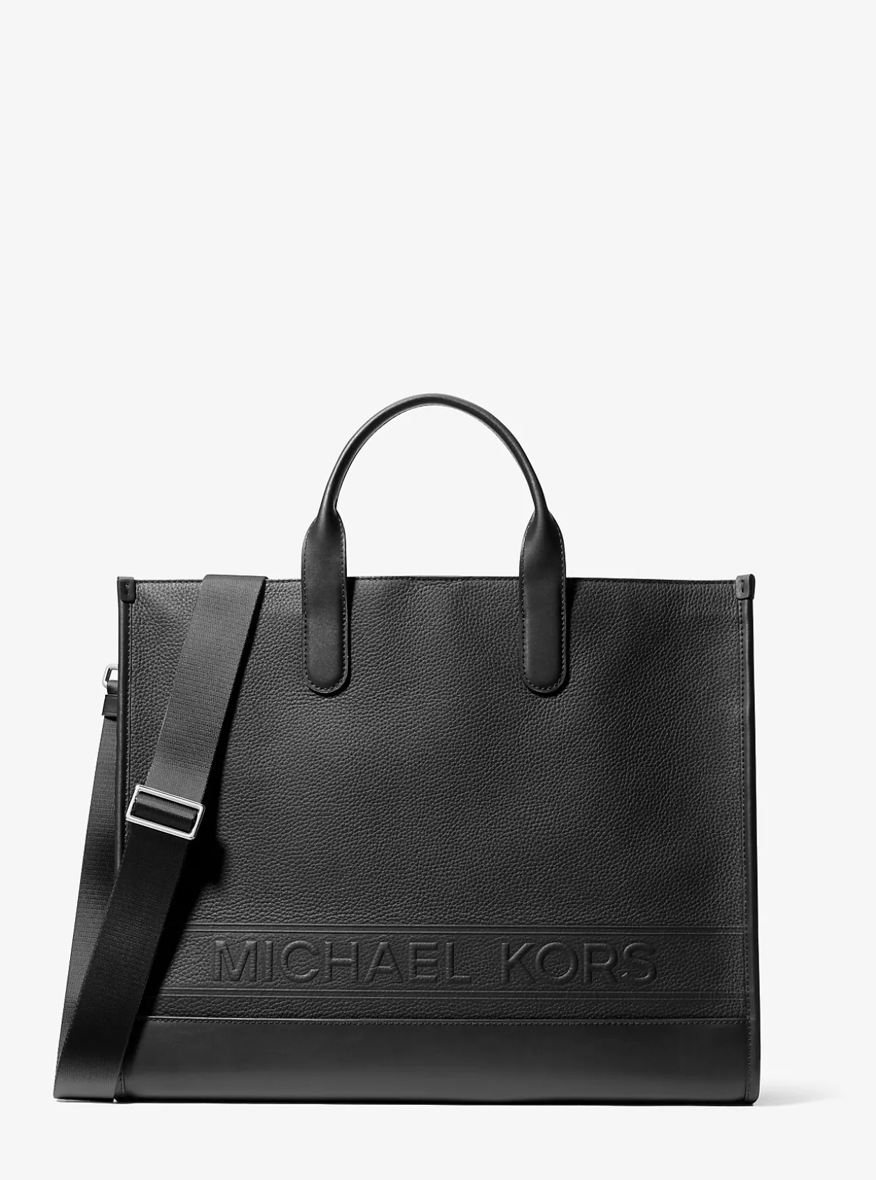 Hudson Pebbled Leather Tote Bag
