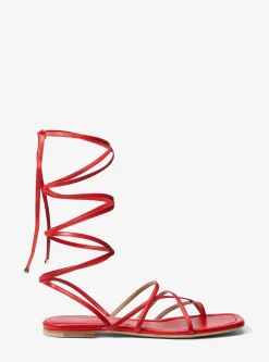 Jade Leather Gladiator Sandal