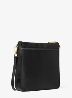 Jet Set Large Nylon Gabardine Messenger Bag