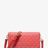 Jet Set Leather and Signature Logo Convertible Crossbody Bag