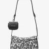 Jet Set Medium Leopard Logo Crossbody Bag with Case for Apple AirPods Pro&reg;