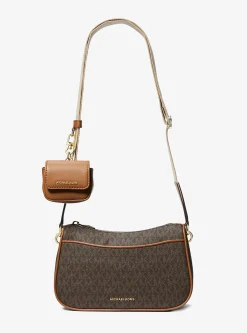 Jet Set Medium Signature Logo Crossbody Bag with Case for Apple AirPods Pro&reg;