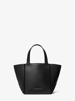 Jordi Small Leather Tote Bag