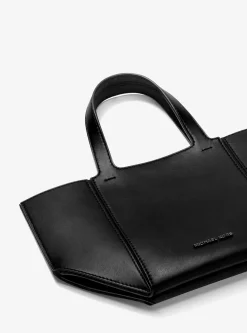Jordi Small Leather Tote Bag