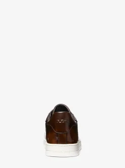Keating Burnished Leather Sneaker