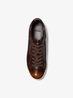 Keating Burnished Leather Sneaker