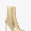 Kelsea Metallic Crackled Leather Boot