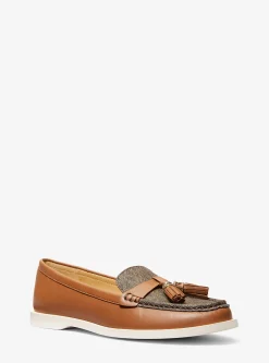 Kiernan Leather and Signature Logo Loafer