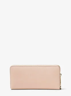 Leather Continental Wristlet