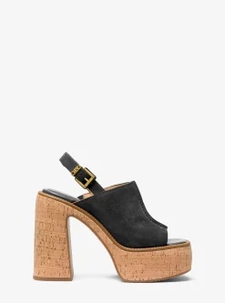 Leia Suede Platform Sandal
