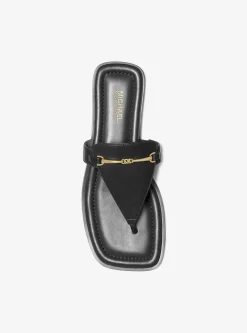 Lena Leather T-Strap Sandal