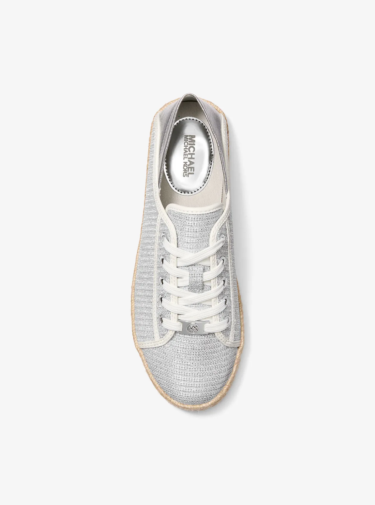 Libby Glitter Chain Mesh Collapsible-Heel Sneaker
