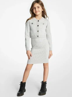 Logo Jacquard Cardigan