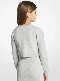 Logo Jacquard Cardigan