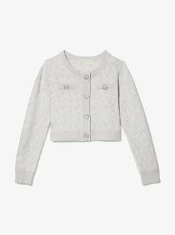 Logo Jacquard Cardigan