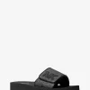 Logo Platform Slide Sandal
