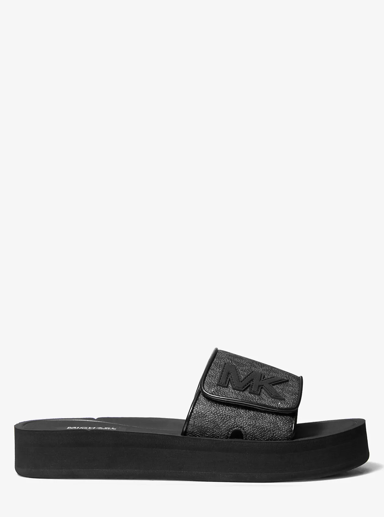 Logo Platform Slide Sandal