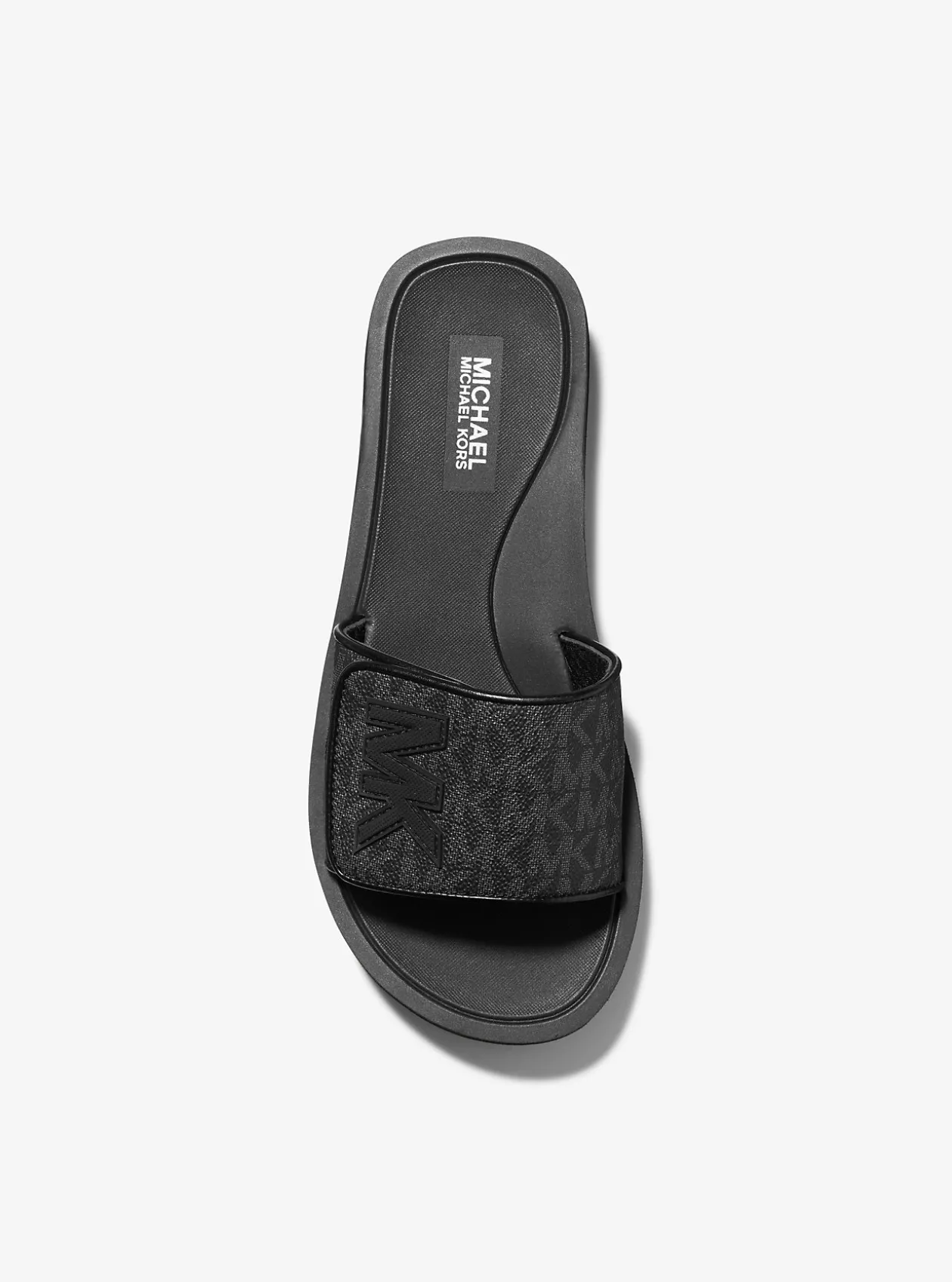 Logo Platform Slide Sandal
