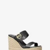 Lucinda Leather Wedge Sandal