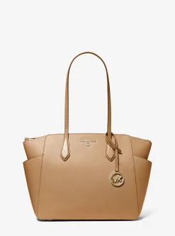 Marilyn Medium Saffiano Leather Tote Bag