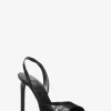Marisa Crocodile Embossed Patent Leather Sandal