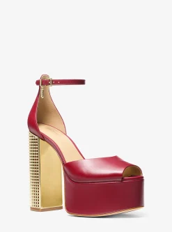 Maxine Leather Platform Sandal