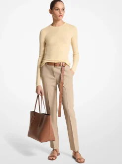 Melrose Pebbled Leather Tote Bag