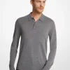 Merino Wool Polo Sweater