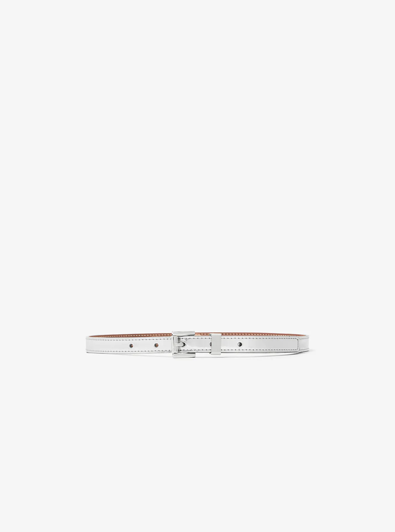 Metallic Leather Waist Belt