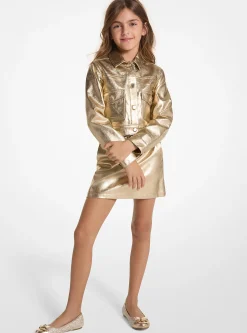 Metallic Moto Jacket
