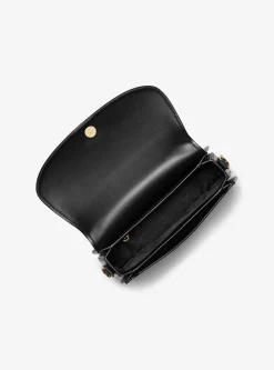 Mila Medium Leather Messenger Bag