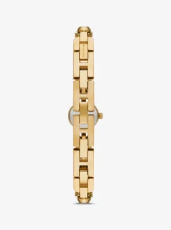 Mini Astor Link Gold-Tone Bracelet Watch