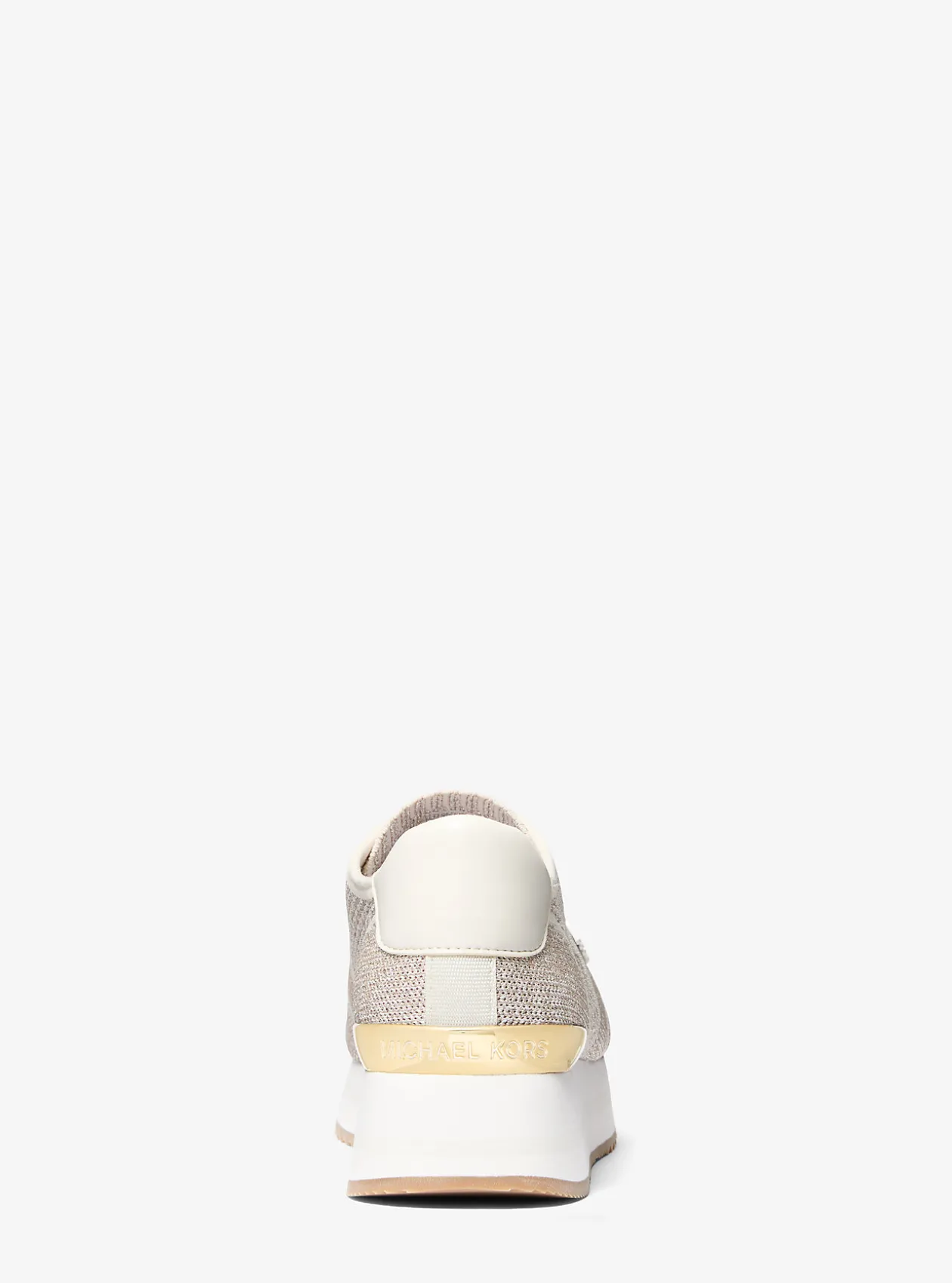 Monique Metallic Knit Trainer