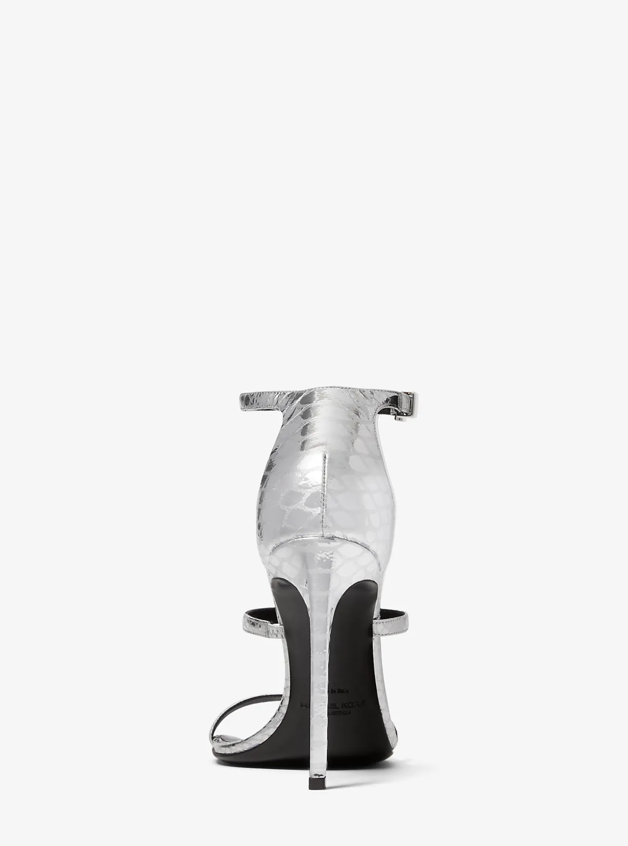 Nadege Python Embossed Leather Sandal