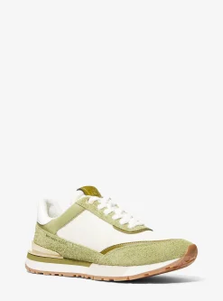 Nova Suede and Nylon Trainer