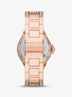 Oversized Camille Pavé Rose Gold-Tone Watch