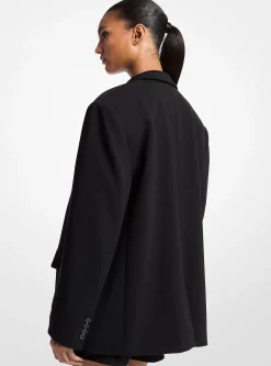 Oversized Crepe Blazer