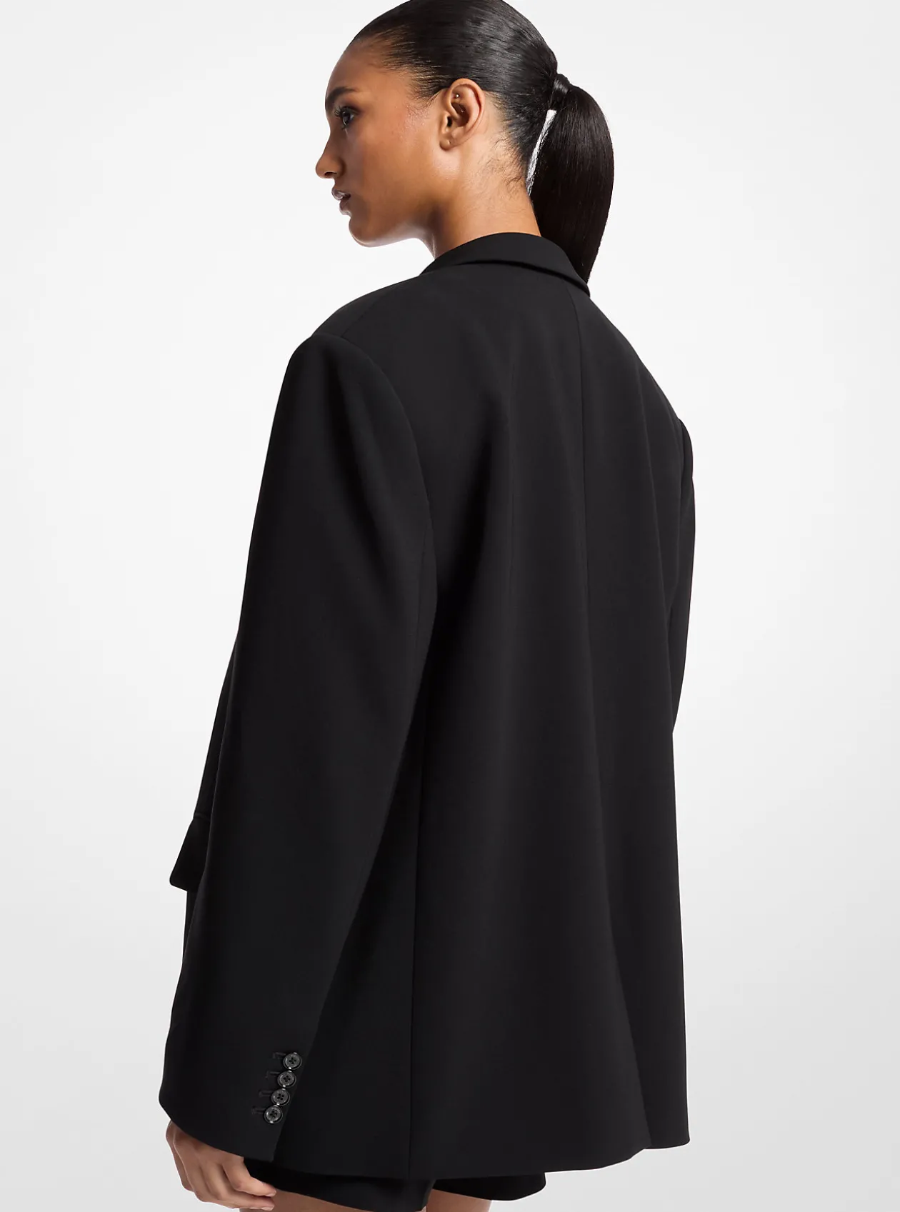 Oversized Crepe Blazer