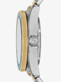 Oversized Maritime Two-Tone Watch