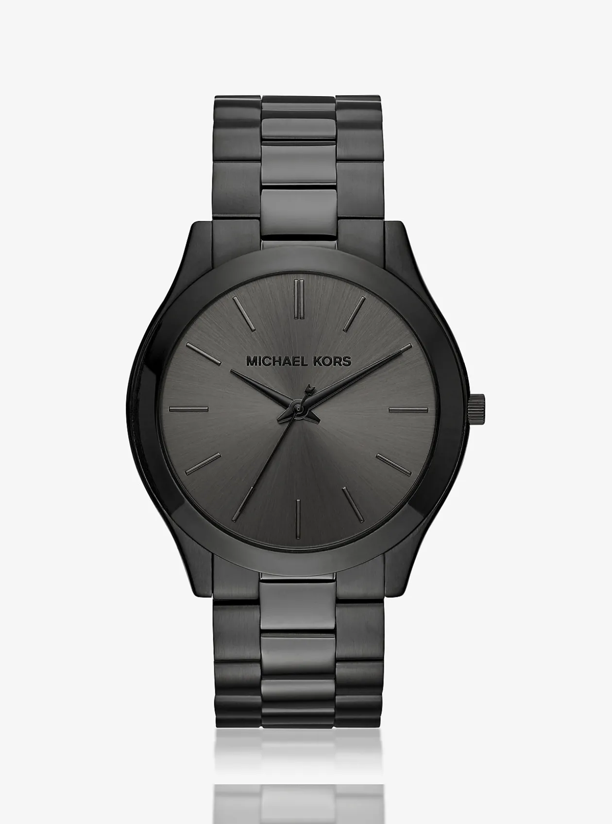 Oversized Slim Runway Black-Tone Watch