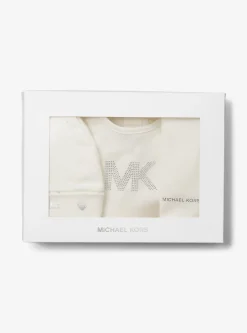 3-Piece Embellished Cotton Onesie Baby Gift Set