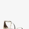 Polly Python Embossed Leather Sandal
