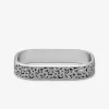 Precious Metal-Plated Brass and Enamel Leopard Pav&eacute; Bangle