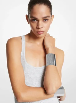 Precious Metal-Plated Brass Cuff