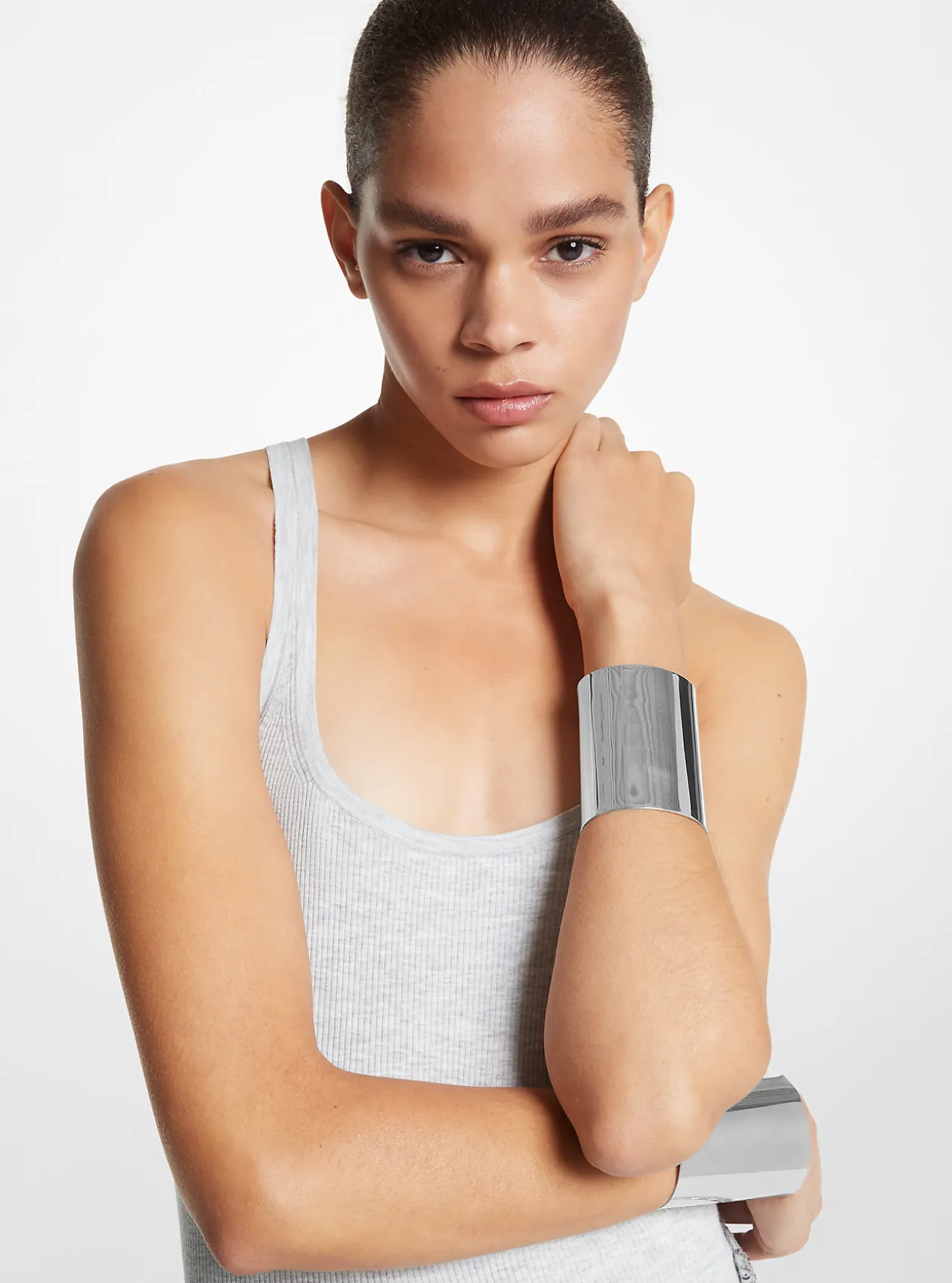 Precious Metal-Plated Brass Cuff