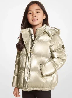 Quilted Ciré Puffer Jacket