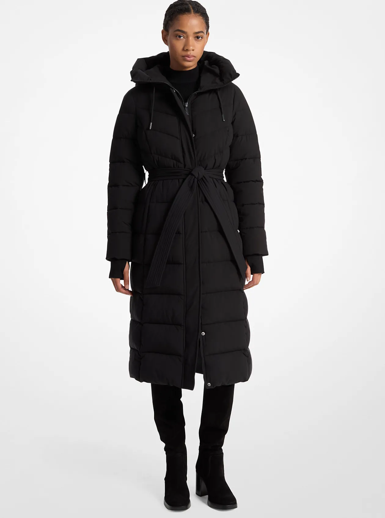 Quilted Hooded Puffer Jacket