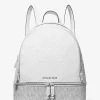 Rhea Medium Color-Block Logo Backpack