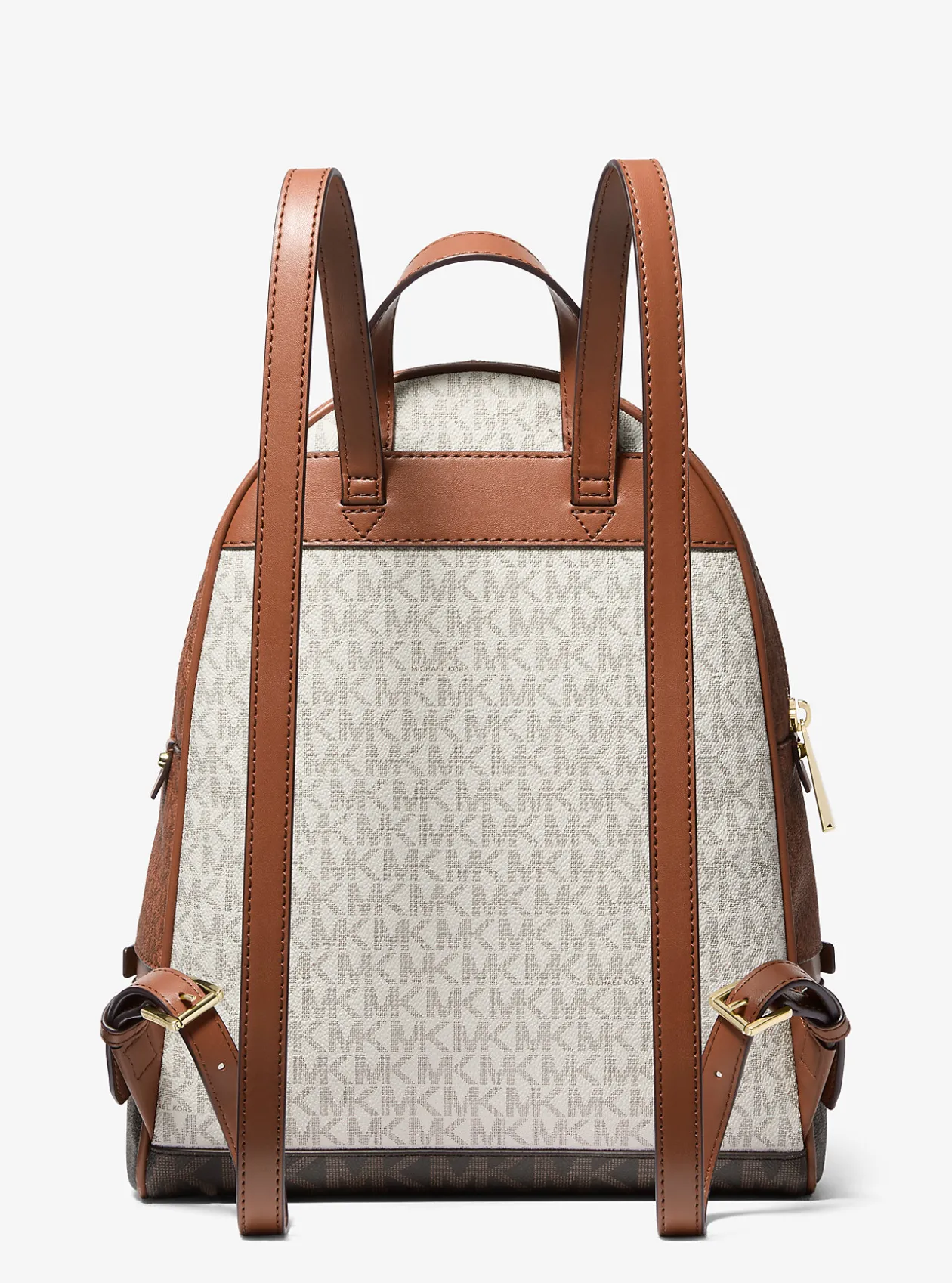 Rhea Medium Color-Block Logo Backpack