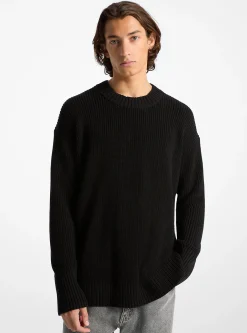 Ribbed Cotton Sweater